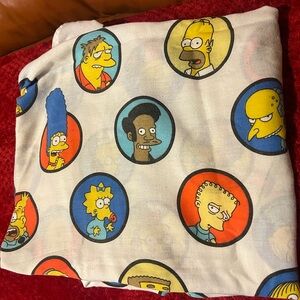 Vintage Simpsons twin top sheet